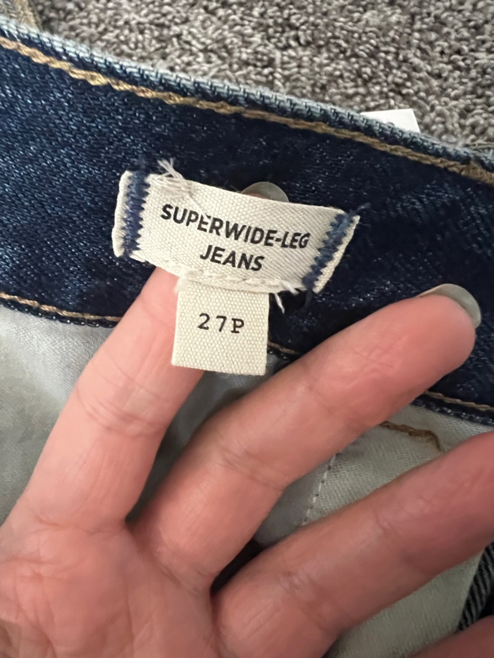 NWT Madewell Super Wide Leg Jeans - Picture 3 of 8